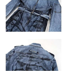 Men's Premium Denim Utility Jumpsuit