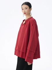 Luxury Oversized Draped Top