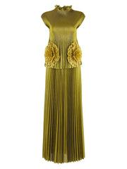 Modest Pleated Skirt Set