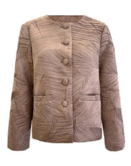 Luxury Pleated Textured Jacket
