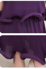 Sculptural Ruffle Plisse Skirt Set