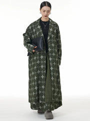 Avant-Garde Geometric Trench Coat