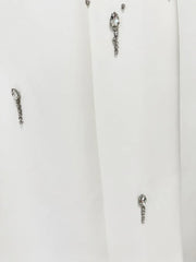 Luxury High-Neck Rhinestone Gown