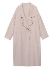 Women's Petite Wool-Blend Long Jacket Coat