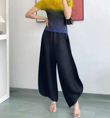 Plissé Unique Pull-On Pants