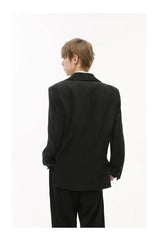 Men's Corduroy Blazer & Baggy Pants 2-Piece Set