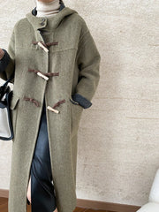 Women's Classic Wool Blend Duffel Coat