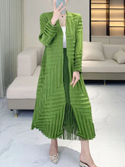 Tailored Fit Japanese Pleated Duster