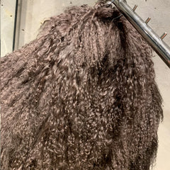 Curly Shearling Lamb Coat