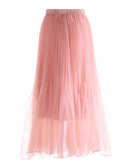 Luxury High-Waist Maxi Tulle Skirt