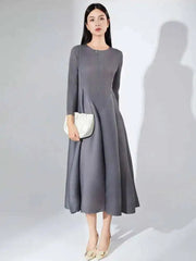 Luxury Japanese Pleats Dress