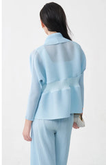 Luxury Micro-Pleat Two-Piece