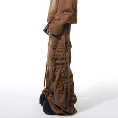 Men's Japanese Denim Wide-Leg Set