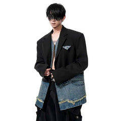 Men's Hybrid Relaxed Denim Blazer