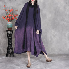 Luxury Boho Genuine Linen Dress