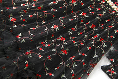 Luxury Tulle Embroidered Dress