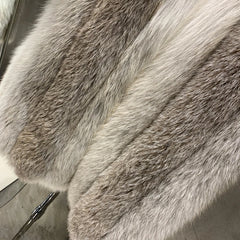 Women's Fox Fur Full Length Coat