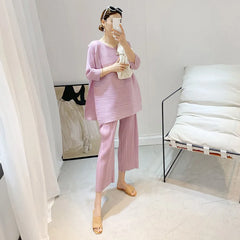 Elegant Truly Pleated Co-ord Set