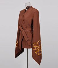 Luxury Embroidered Kimono Blazer