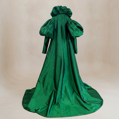 Floor-Length Opera Coat Gown