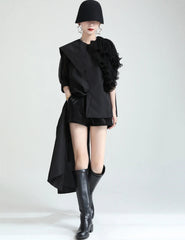 Avant-Garde Ruffle Sleeve Blouse