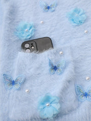 Luxury Floral & Butterfly Cardigan