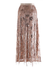 Luxury Glitter Fringe Skirt