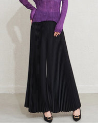 Luxury Plissé Palazzo Pants
