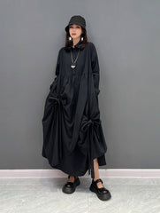 Timeless Chic Long Sleeve Loose Fit Dress