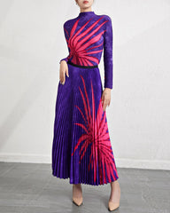Luxury Plissé Skirt Set