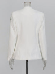 Luxury Pearl & Sequin Blazer