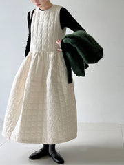 Luxury Quilted Layering Dress