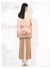 Couture Pleated Plissé Blouse & Pants