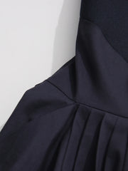 Luxury Balloon-Sleeves Longline Coat