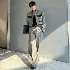 Couture Men's Crop Jacket & Wide Leg Pant