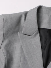 Premium Ruffled Peplum Blazer