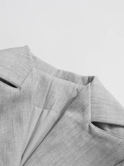 Asymmetrical Draped Blazer