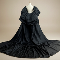 Luxury Taffeta Opera Coat