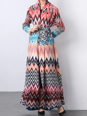 Luxury Unique Pleats Formal Coat