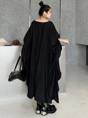 Women's Asymmetric Oversized Draped Dress