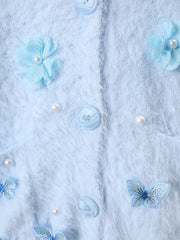 Luxury Floral & Butterfly Cardigan