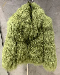 Curly Shearling Lamb Coat
