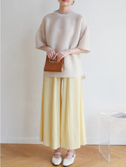 Luxury Dressy Pleated Top