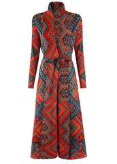 Luxury Plissé Stretchy Long Coat