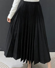Luxury Pleated Accordion Skirt