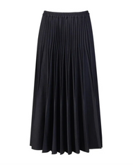 Luxury Pleated Midi Skirt