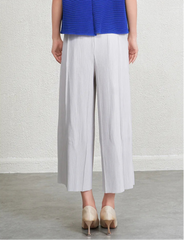 Wide-Leg Plissé Daily Trousers