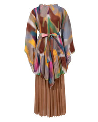 Luxury Pleated Tunic & Skirt