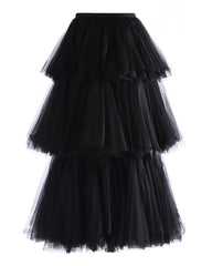 Couture Tiered Tulle Skirt