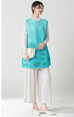 Luxe Day-to-Night Plissé Vest
